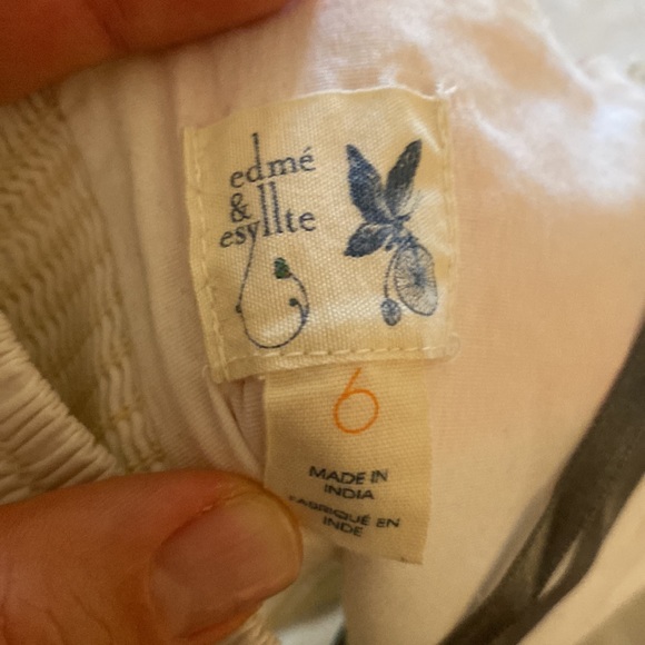 Anthropologie Pleated Halter Top (Like New!) Sz 6 - Picture 6 of 6